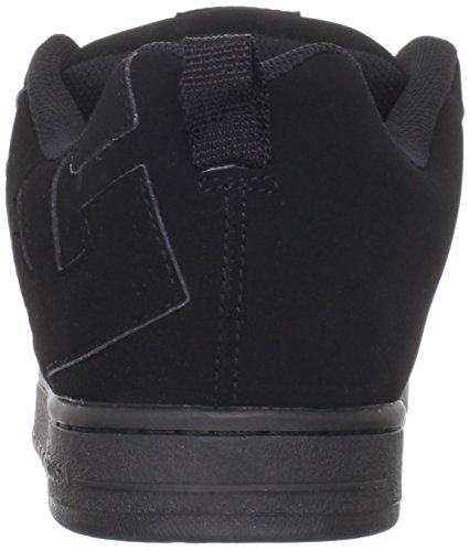 DC Shoes Court Graffik-Low-Top Shoes for Men, Zapatillas de Skateboard Unisex Adulto, Black/Black/Black, 41 EU