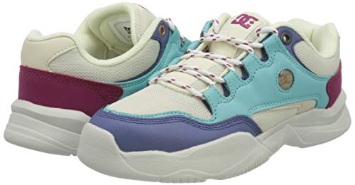 DC Shoes Decel, Zapatillas Mujer, Jade Cream, 38 EU