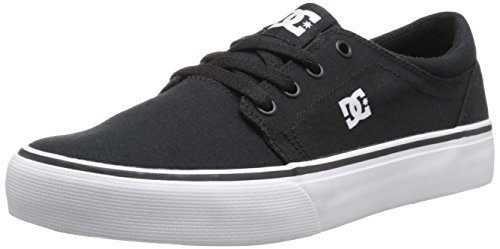 DC Shoes Trase TX, Zapatillas, Black/White, 31 EU