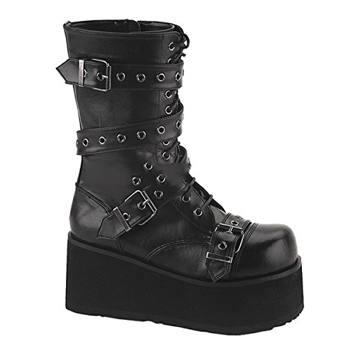 Demonia - Botas para hombre negro Schwarz, color negro, talla 45 (US-M12)