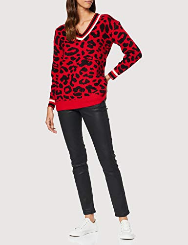 Derhy Elfe suéter, (Rouge 7), 38 (Talla del Fabricante: Small) para Mujer