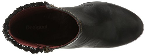 Desigual Shoes_Country Exotic Black, Botas Chelsea Mujer, Negro, 37 EU