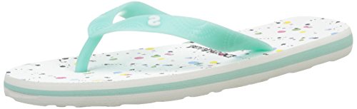 Desigual Shoes_Flip Flop 11, Chanclas Mujer, Blanco 4141 Beach Glass, 39 EU