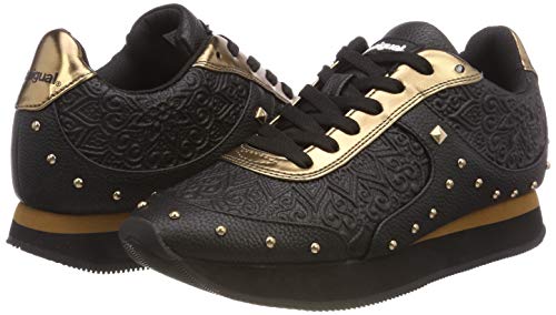 Desigual Shoes_Galaxy Winter Valkiria, Zapatillas Mujer, Negro (Negro 2000), 36 EU