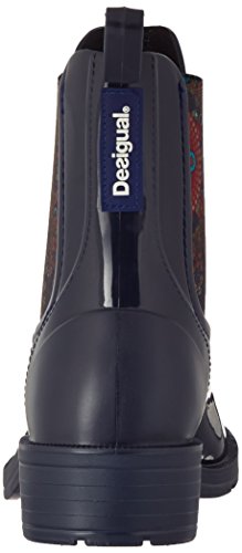 Desigual Shoes_Mid Rain Boot Essentials, Botas Chelsea Mujer, Azul (Estado), 38 EU