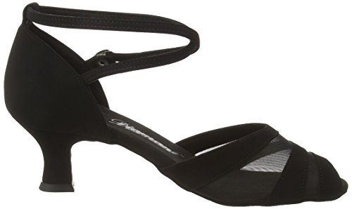 Diamant Diamant Damen Latein Tanzschuhe 102-064-040 - Zapatos de Baile - Standard & Latino para Mujer, Color Negro (Schwarz), Talla 39 1/3