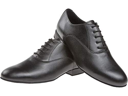 Diamant Hombres Zapatos de Baile 180-075-028 - Cuero Negro - 2 cm Standard [UK 8]