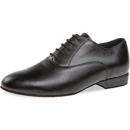 Diamant Hombres Zapatos de Baile 180-075-028 - Cuero Negro - 2 cm Standard [UK 8]