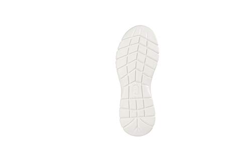 Dian FLORENCIA Zapatilla Tipo Blucher con Cierre de Velcro, SRC+O1+FO, Blanco, Talla 45