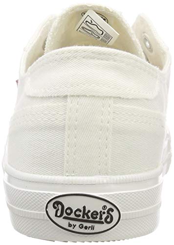 Dockers by Gerli 40th201-790500, Zapatillas Mujer, Blanco (Weiss 500), 39 EU