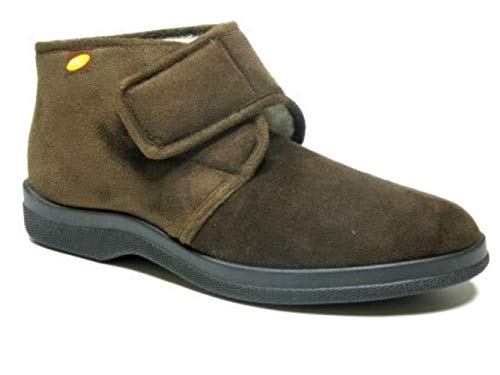 Doctor Cutillas 21276 Bota Lycra Hombre, Velcro (44 EU, Marron)