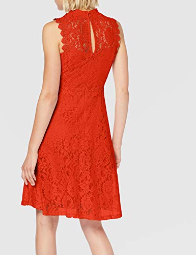 Dorothy Perkins Lace Tallulah Falda, Rojo (Coral 30), 42 (Talla del Fabricante: 14) para Mujer