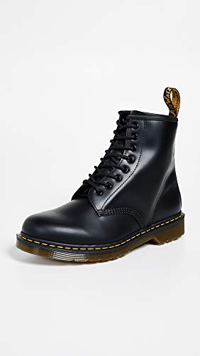 Dr. Martens 1460 - Botas Militares de Mujer, Negro (Black Smooth), 37 EU