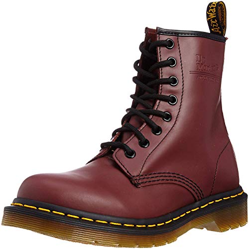 Dr. Martens 1460, Botas Militares Unisex, Rojo (Cherry Red), 47 EU