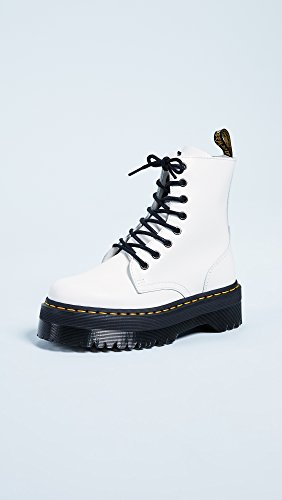 Dr. Martens Jadon, Zapatos de Escalada Mujer, Color Blanco 15265100, 36 EU