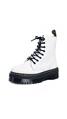 Dr. Martens Jadon, Zapatos de Escalada Mujer, Color Blanco 15265100, 36 EU