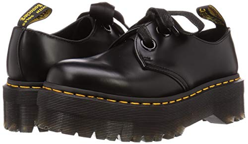 Dr.Martens Mujer Holly Cuero Black Zapatos 39 EU