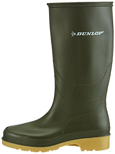 Dunlop RAPIDO PVC LAARS GROEN 38 - Botas de goma sin forro unisex, Groen, 36 EU