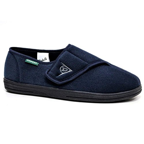 Dunlop - Zapatillas de estar por casa para hombre azul azul marino, color azul, talla 12 UK