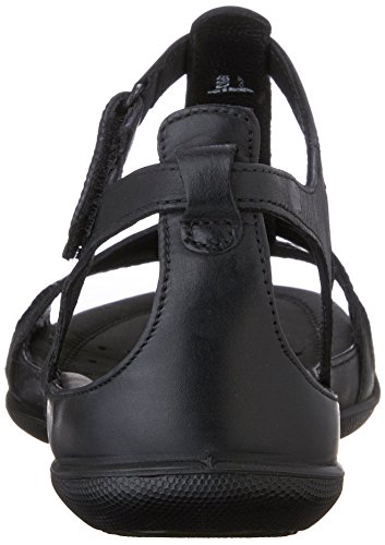 ECCO Flash, Sandalias de Gladiador Mujer, Negro (53859black/Black), 40 EU