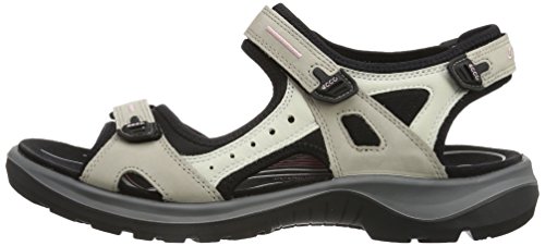 ECCO Offroad, Sandalias con Punta Abierta Mujer, Beige (Atmosphere/Icew/Black 54695), 40 EU