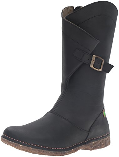 El Naturalista Angkor, Botas Camperas Mujer, Negro (Black Black), 36 EU