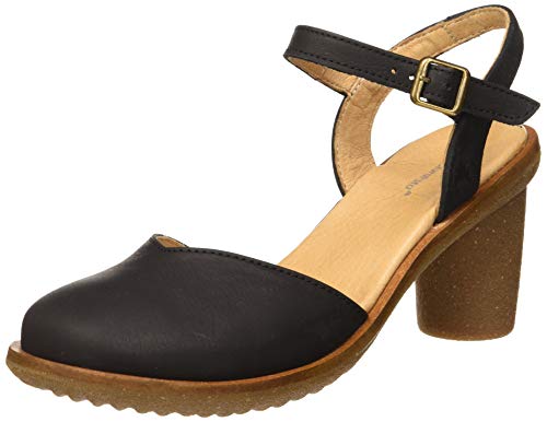 El Naturalista Trivia, Zapatos de tacón con Punta Cerrada para Mujer, Negro (Black Black), 40 EU