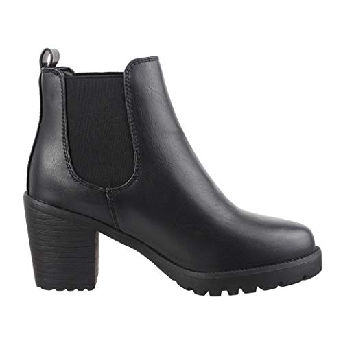 Elara Botines Mujer Chunkyrayan Negro Neue-KA523sl Black-38