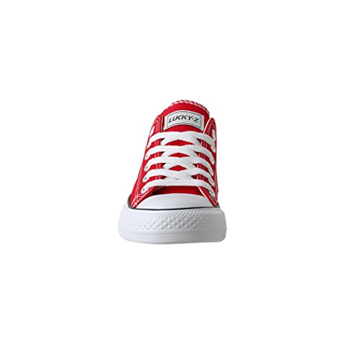 Elara Zapatos Unisex Deportivas Chunkyrayan Rojo BenkeyB CA01/CB09 Red-41