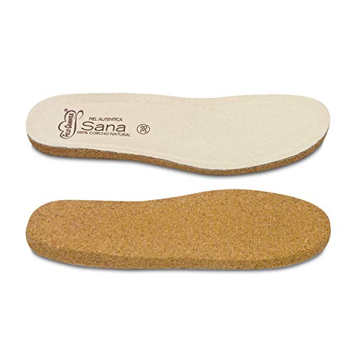 Feliz Caminar - Sandalia Piel Antideslizantes y Cómodas para Hombre y Mujer | Frescas para Vestir en Epocas de Calor Verano Primavera | Modelo Sana 13302 | Talla 38 | Color Blanco