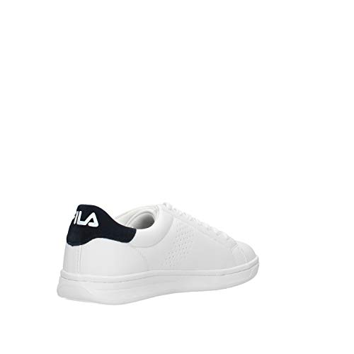 FILA Crosscourt 2 F men zapatilla Hombre, blanco (White/Dress Blue), 43 EU