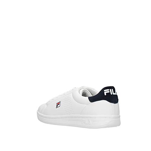 FILA Crosscourt 2 F men zapatilla Hombre, blanco (White/Dress Blue), 43 EU