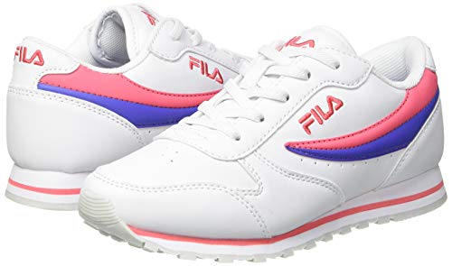 FILA Orbit kids zapatilla Unisex niños, blanco (White/Calypso Coral), 37 EU