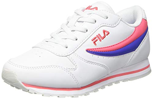 FILA Orbit kids zapatilla Unisex niños, blanco (White/Calypso Coral), 37 EU