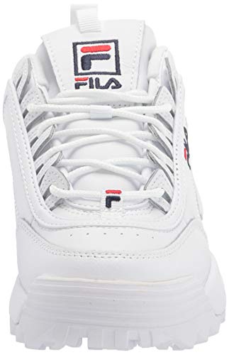 Fila Vintage Hombre Disruptor II Premium Trainers, Blanco, 36.5 EU