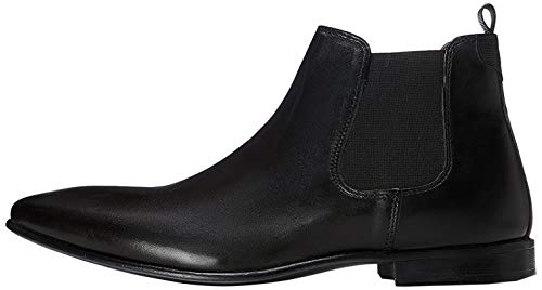 find. Botines Chelsea de Piel Hombre, Negro (Black), 45 EU