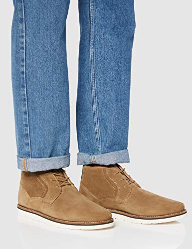 find. Botines de Ante con Cordones para Hombre, Beige (Stone), 43 EU