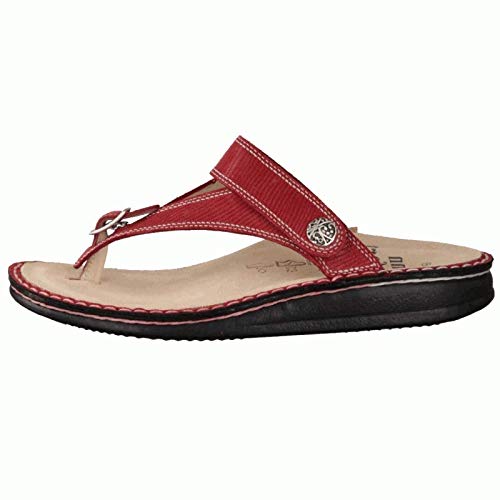 Finncomfort Alexandria S Red/Valencia 81524-493147 224359 - Chanclas para Mujer, Color Rojo, Color Rojo, Talla 35 EU