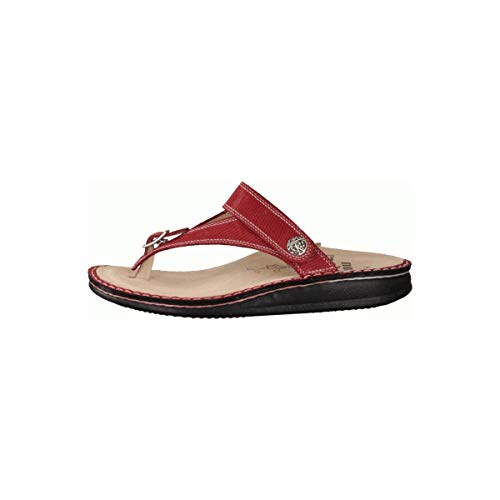 Finncomfort Alexandria S Red/Valencia 81524-493147 224359 - Chanclas para Mujer, Color Rojo, Color Rojo, Talla 35 EU