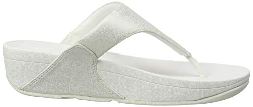 Fitflop Lulu Shimmer, Sandalias Planas Mujer, Piedra, 40 EU