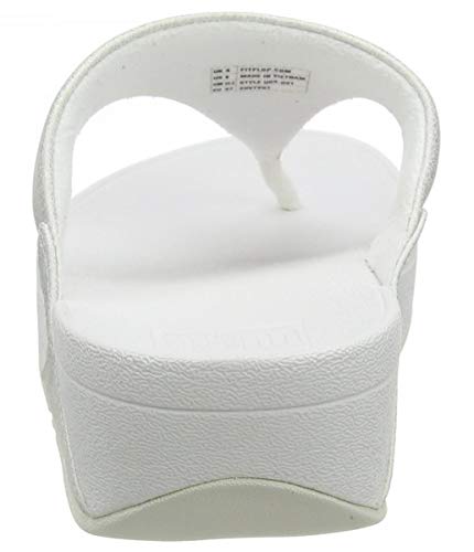 Fitflop Lulu Shimmer, Sandalias Planas Mujer, Piedra, 40 EU