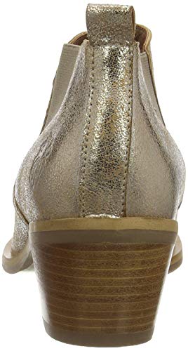 FLY London Igan574fly, Botas Chelsea Mujer, Dorado (Luna 004), 37 EU