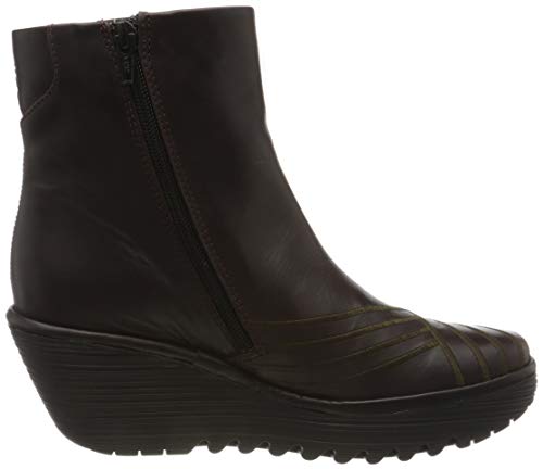 FLY LONDON YENI062FLY, Botas Cortas al Tobillo Mujer, Wine, 41 EU