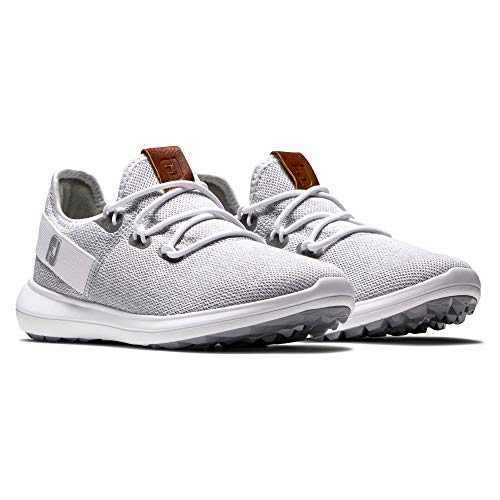 Footjoy Flex, Zapatos de Golf Mujer, Gris Claro, 39 EU