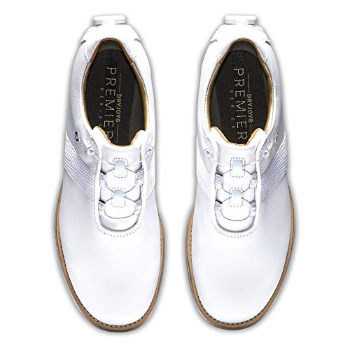 FootJoy Premiere Series, Zapatos de Golf Mujer, All White Boa, 38 EU