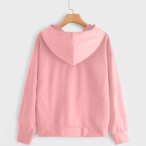 Fossen Sudadera con Capucha Mujer 2019 de Letras Impresas Originals - Suéter con Capucha Otoño e Invierno Manga Larga - Vibrante Top Abrigos para Niñas y Mujeres