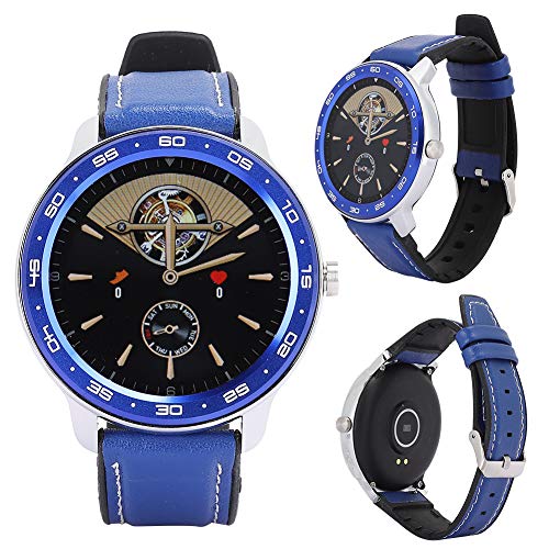 FOTABPYTI 【???????ó? ?? ?????? ?????】 Reloj Inteligente Deportivo, Reloj Deportivo con Pantalla táctil, Parejas para Mujeres y Hombres, niños, Adolescentes(Blue)