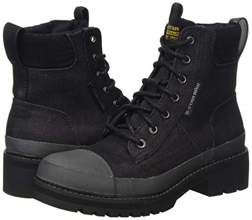 G-STAR RAW D14258 - Botas Altas de Tela Mujer, Color Negro, Talla 41 EU