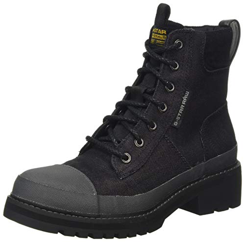 G-STAR RAW D14258 - Botas Altas de Tela Mujer, Color Negro, Talla 41 EU