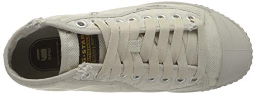 G-STAR RAW Rovulc 50 Years Denim Low, Zapatillas Mujer, Ecru C746 159, 38 EU